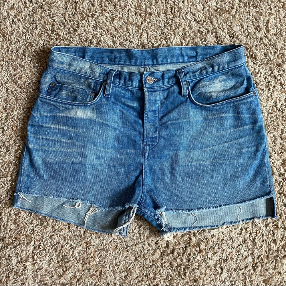 Helmut Lang Jean Shorts Vintage Style Cutoffs